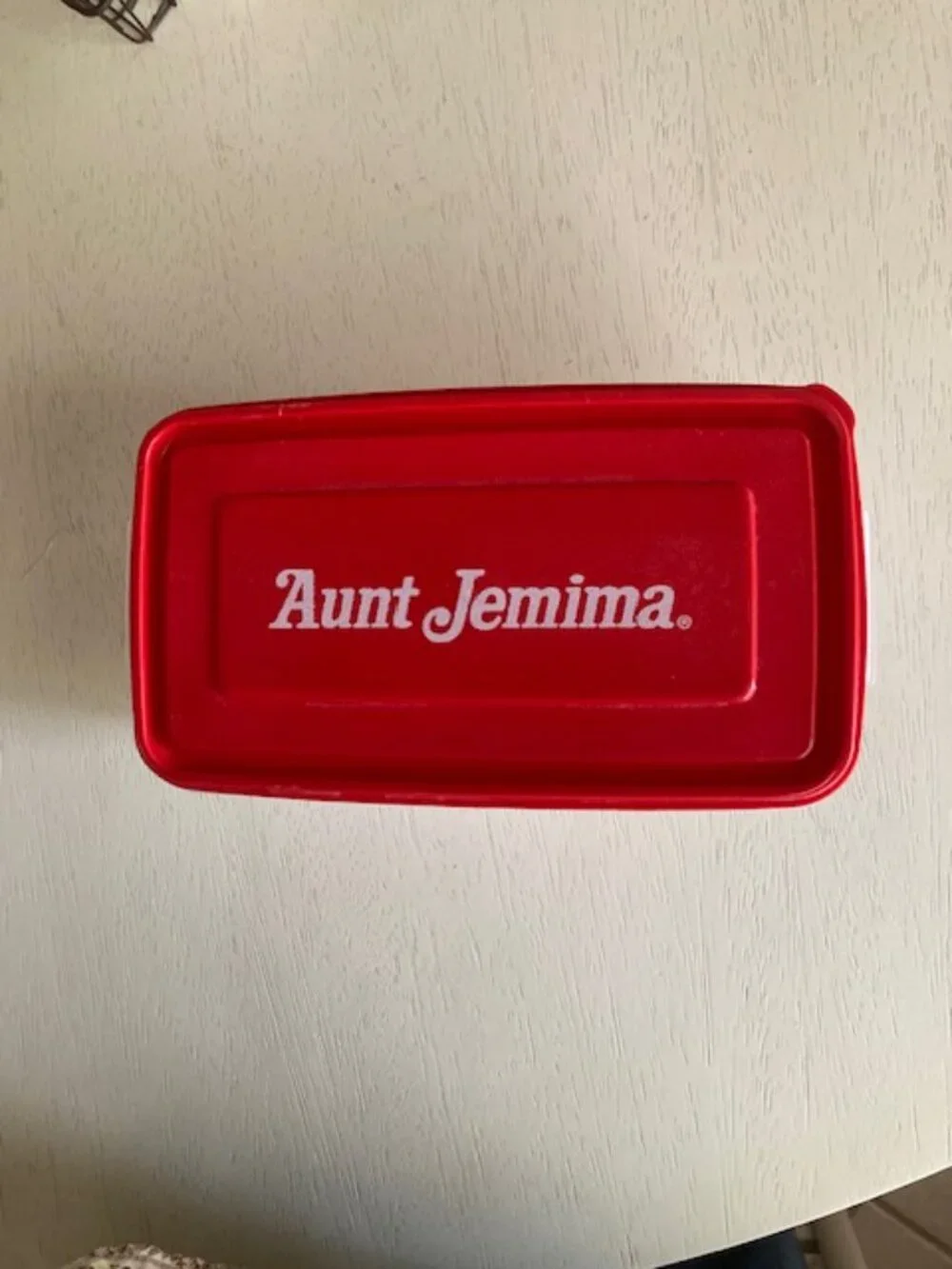 Vintage Rubbermaid Aunt Jemima Food Storage Container